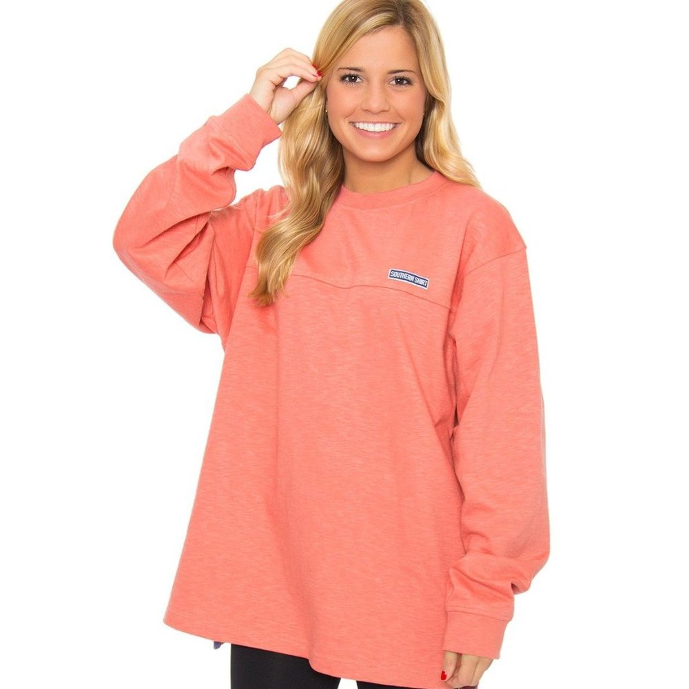 The Southern Shirt Cotton Club Pullover coral